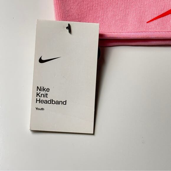 Nike Youth Pink Fleece Cold Weather Knit Headband - Picture 2 of 7